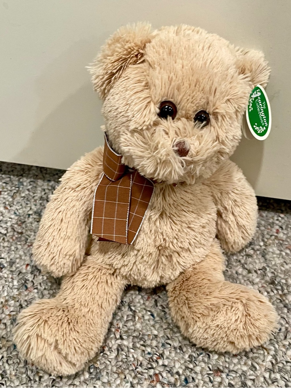 Bearington Collection Baby Bensen Teddy Bear Plush 10" Soft Stuffed Animal - Picture 2 of 13